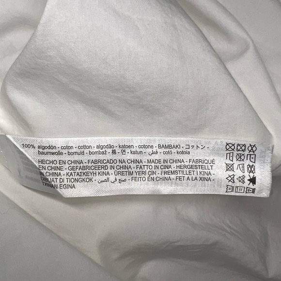 Zara White Long Sleeve Dress - Picture 9 of 9